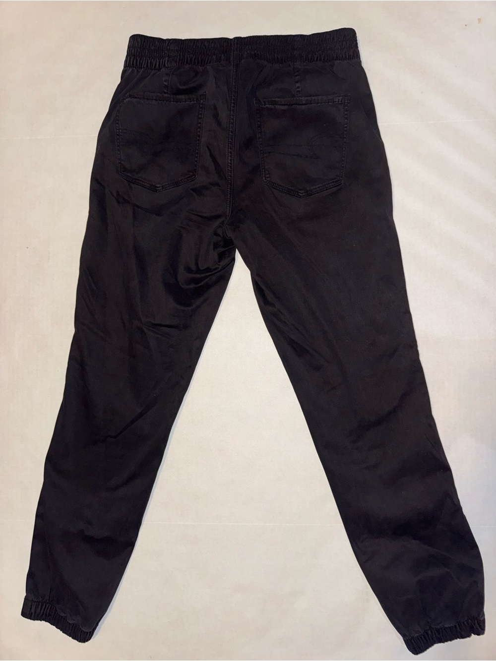 American Eagle Outfitters Black Stretch Joggers - Picture 2 of 7